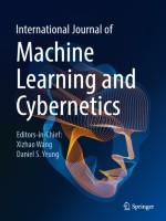 International Journal of Machine Learning and Cybernetics