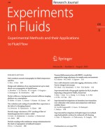 Experiments in Fluids 8/2025