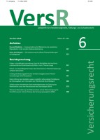 Versicherungsrecht 6/2020