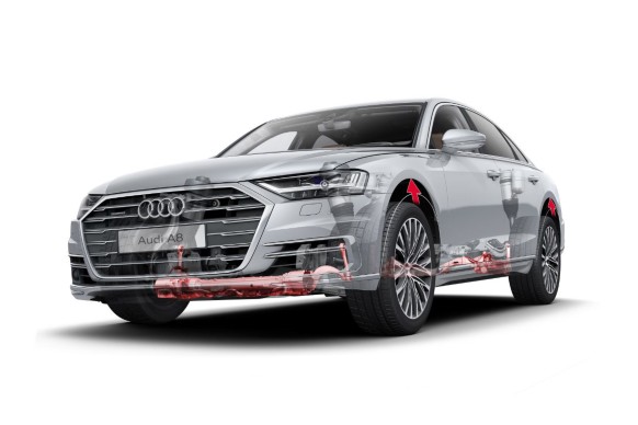 Audi A8 – Pre Sense Side