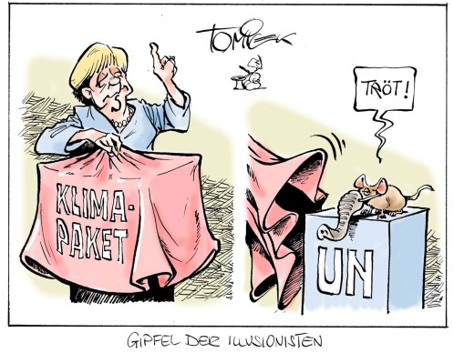 Merkel als größte Illusionistin bei Klimagipfel