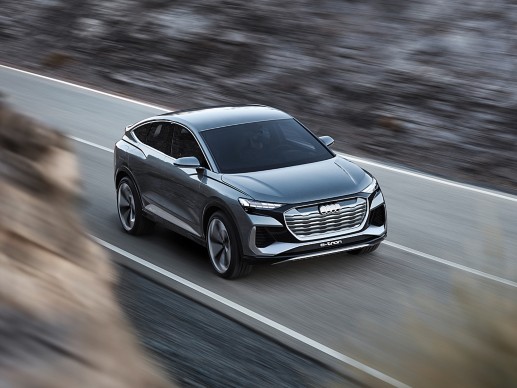 Sport Utility Vehicle, Audi stellt Sportback-Version des Q4 E-Tron Concept  vor