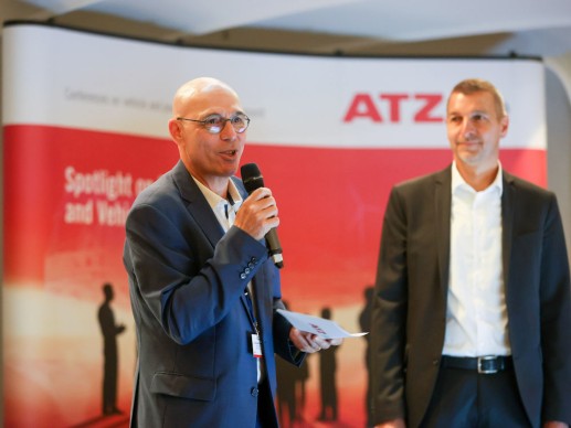 Alexander Heintzel, Chefredakteur der ATZ | MTZ-Gruppe und Professor Dr. Peter E. Pfeffer, Hochschule München