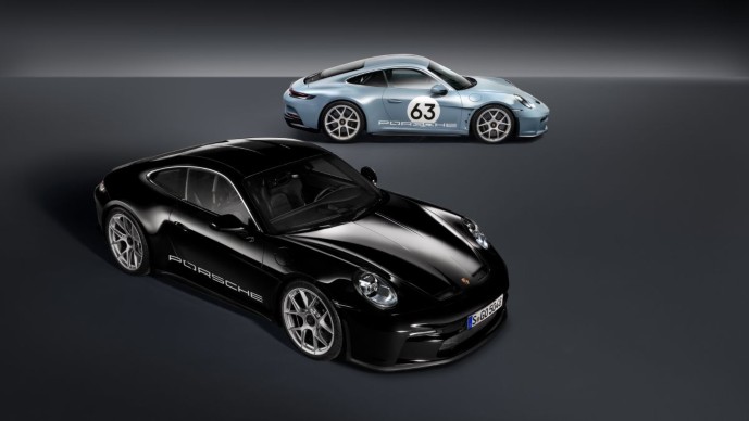 Porsche 911 S/T mit Heritage-Design-Paket und Porsche 911 S/T