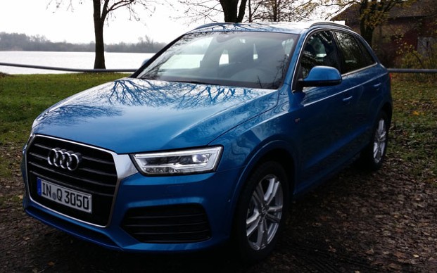 Als zweites fuhren wir den blauen Audi Q3 Sport 2.0 TFSI mit 162 kW