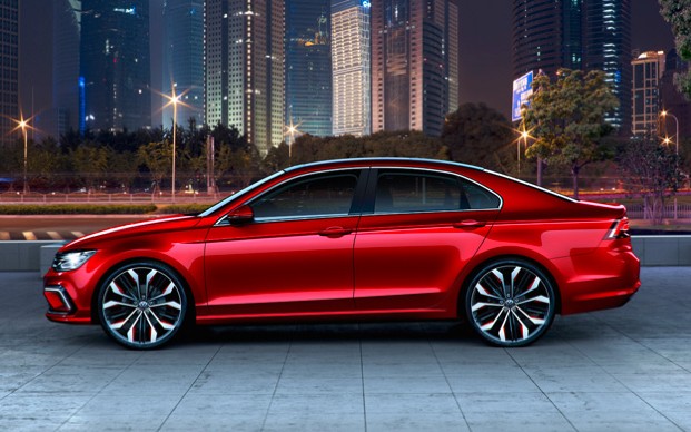 Volkswagen-Studie New Midsize Coupé debütiert als Weltpremiere in Peking