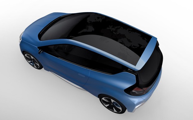 Das Konzeptfahrzeug Mila Blue von Magna kombiniert intelligenten Leichtbau mit einem alternativen Erdgasantrieb.
