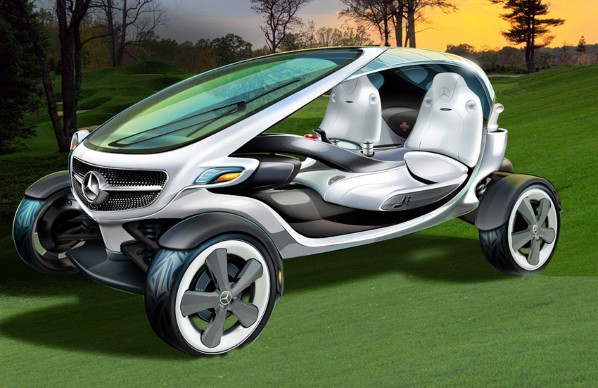 Mercedes-Benz Vision Golf Cart: Mercedes-Benz designt visionäres Golf Cart