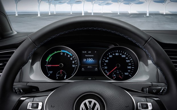 e-Instrumente im VW e-Golf