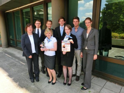 5. Platz beim Bankfachklasse-Award 2014: das Team der Ostfriesischen Volksbank