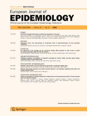 European Journal of Epidemiology 8/2022