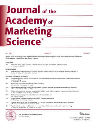 Journal of the Academy of Marketing Science 4/2021