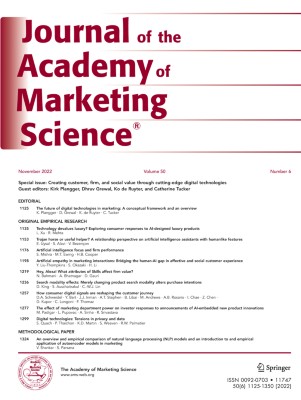 Journal of the Academy of Marketing Science 6/2022