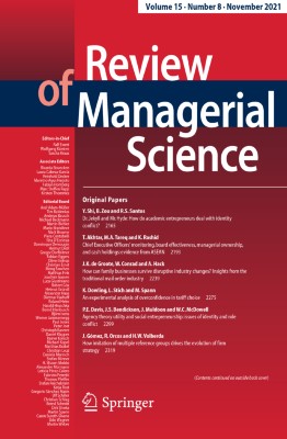 Review of Managerial Science 8/2021
