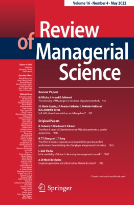 Review of Managerial Science 4/2022