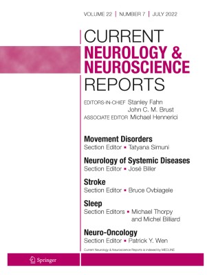 Current Neurology and Neuroscience Reports 7/2022