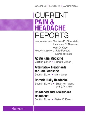 Current Pain and Headache Reports 1/2022