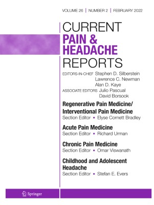 Current Pain and Headache Reports 2/2022