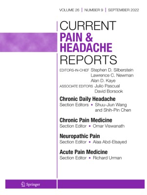 Current Pain and Headache Reports 9/2022