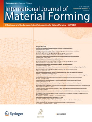 International Journal of Material Forming 4/2021