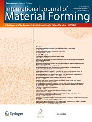 International Journal of Material Forming 6/2021