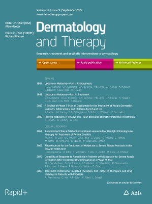 Dermatology and Therapy 9/2022