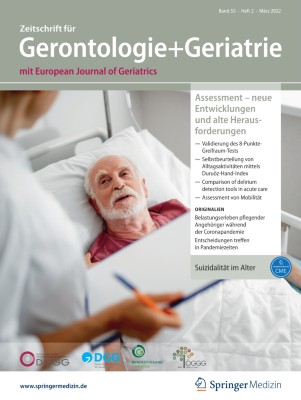 Zeitschrift für Gerontologie und Geriatrie 2/2022