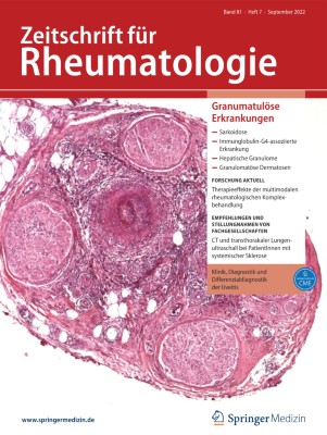 Zeitschrift für Rheumatologie 7/2022