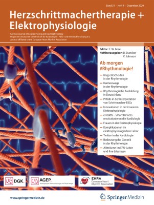 Herzschrittmachertherapie + Elektrophysiologie 4/2020