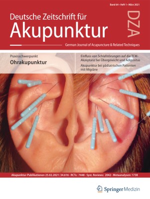 Deutsche Zeitschrift für Akupunktur 1/2021