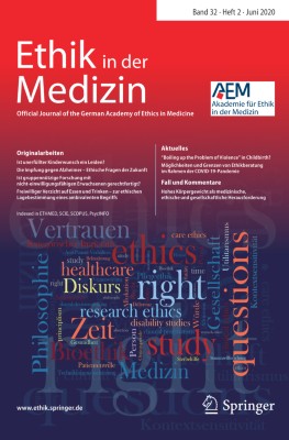 Ethik in der Medizin 2/2020