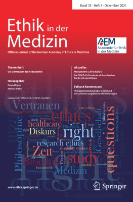 Ethik in der Medizin 4/2021