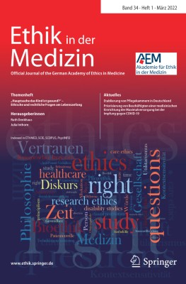 Ethik in der Medizin 1/2022