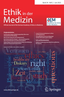 Ethik in der Medizin 2/2022