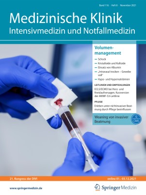 Medizinische Klinik - Intensivmedizin und Notfallmedizin 8/2021