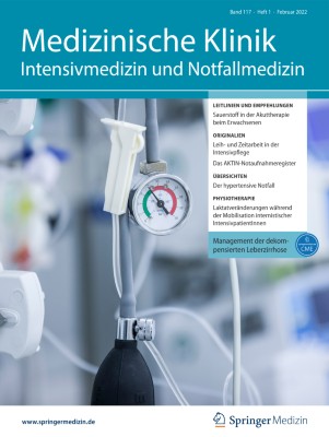 Medizinische Klinik - Intensivmedizin und Notfallmedizin 1/2022