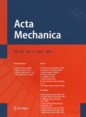 Acta Mechanica 4/2022