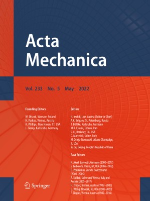 Acta Mechanica 5/2022