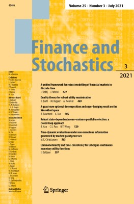 Finance and Stochastics 3/2021