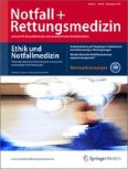 Notfall +  Rettungsmedizin 8/2012