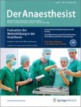 Der Anaesthesist 9/2012