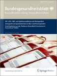 Bundesgesundheitsblatt - Gesundheitsforschung - Gesundheitsschutz 8/2012