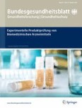 Bundesgesundheitsblatt - Gesundheitsforschung - Gesundheitsschutz 10/2014