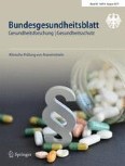 Bundesgesundheitsblatt - Gesundheitsforschung - Gesundheitsschutz 8/2017