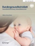 Bundesgesundheitsblatt - Gesundheitsforschung - Gesundheitsschutz 8/2018