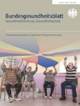 Bundesgesundheitsblatt - Gesundheitsforschung - Gesundheitsschutz 3/2019