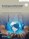 Bundesgesundheitsblatt - Gesundheitsforschung - Gesundheitsschutz 5/2019