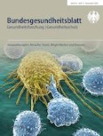 Bundesgesundheitsblatt - Gesundheitsforschung - Gesundheitsschutz 11/2020