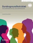 Bundesgesundheitsblatt - Gesundheitsforschung - Gesundheitsschutz 11/2021