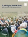 Bundesgesundheitsblatt - Gesundheitsforschung - Gesundheitsschutz 9/2021